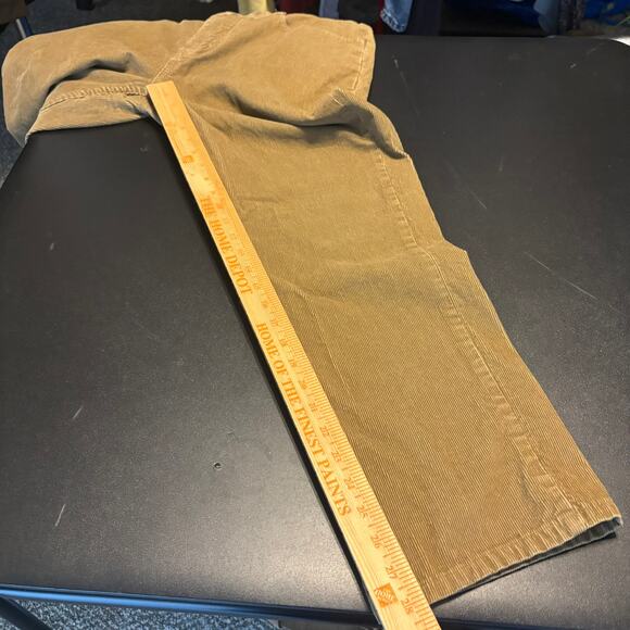 Vineyard Vines Mens 35 x 30 Dark Tan Brown Corduroy Pants  5-Pocket - Picture 5 of 8